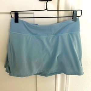 lululemon athletica Light Blue Athletic Skort